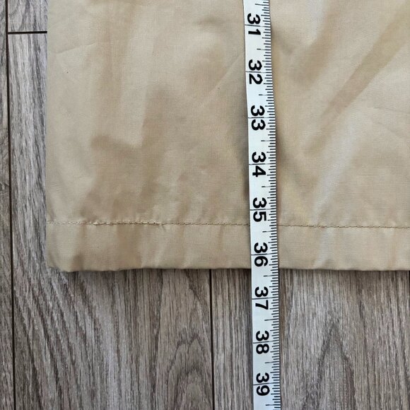 Michael Kors Single-Breasted Water Resistant Tan Khaki Mens Trench Coat Size L - Picture 7 of 13